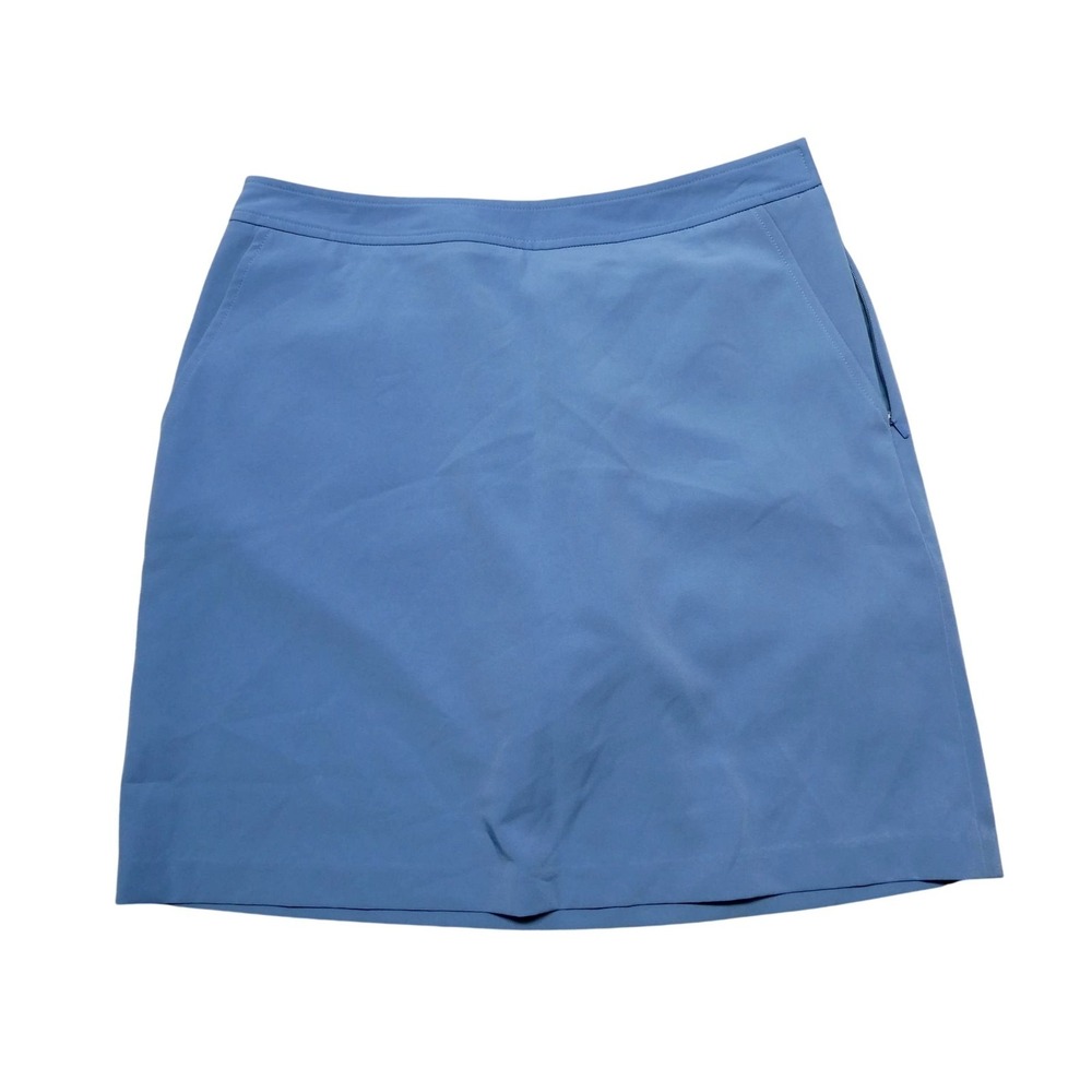 Fairway & Greene Skort Womens 8 Blue Golf Stretch Lined Pockets Lightweight Zip